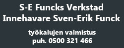 S-E Funcks Verkstad, Innehavare Sven-Erik Funck logo